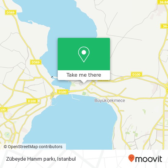 Zübeyde Hanım parkı map