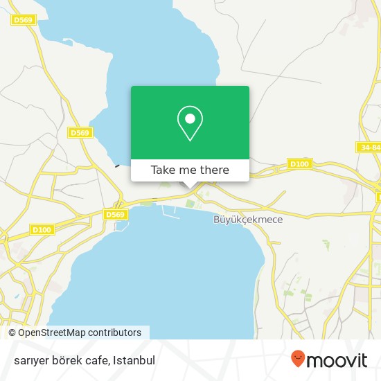 sarıyer börek cafe map