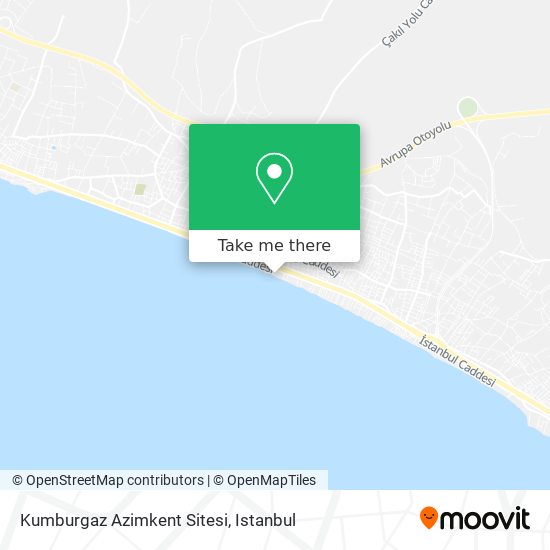 Kumburgaz Azimkent Sitesi map