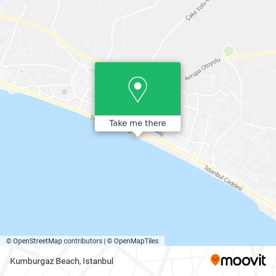 Kumburgaz Beach map