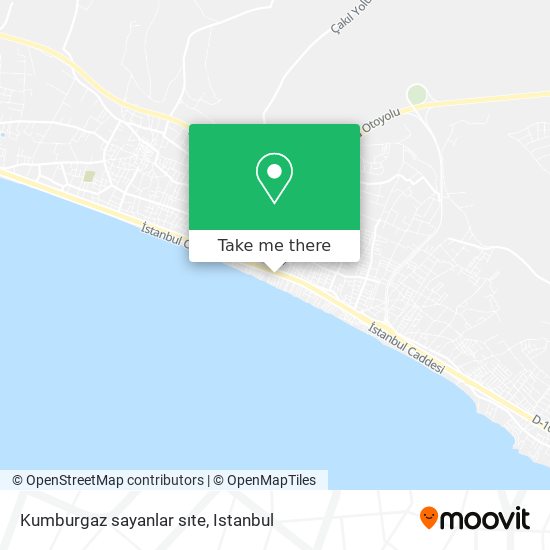 Kumburgaz sayanlar sıte map