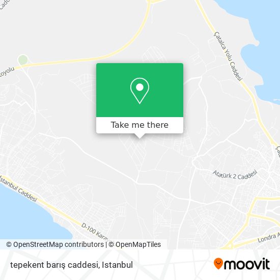 tepekent barış caddesi map
