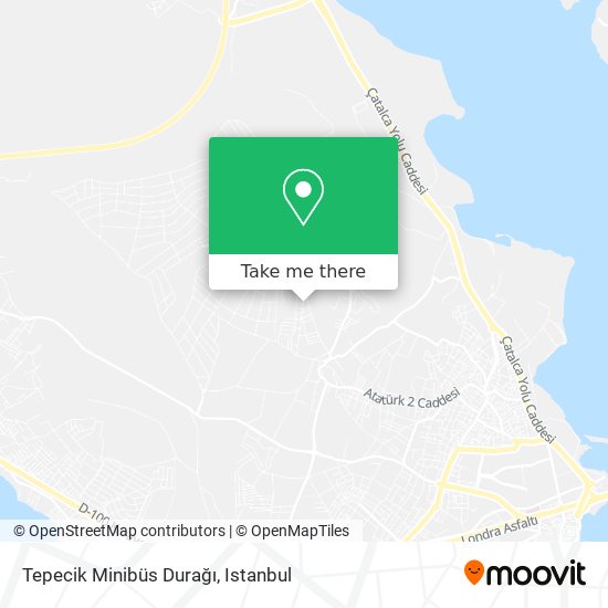 Tepecik Minibüs Durağı map