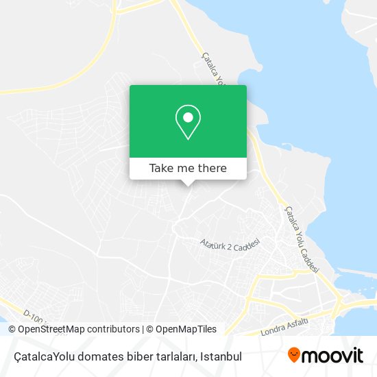 ÇatalcaYolu domates biber tarlaları map