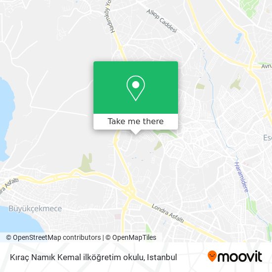 Kıraç Namık Kemal ilköğretim okulu map