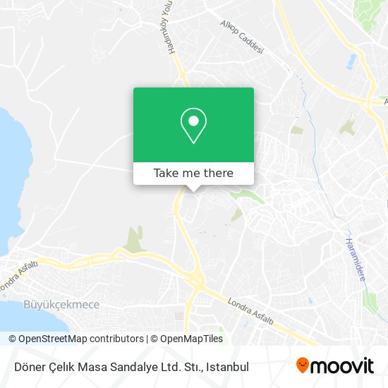 Döner Çelık Masa Sandalye Ltd. Stı. map