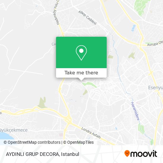 AYDINLI GRUP DECORA map