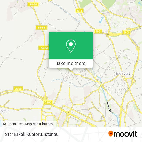 Star Erkek Kuaförü map