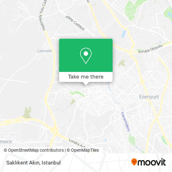 Saklıkent Akın map