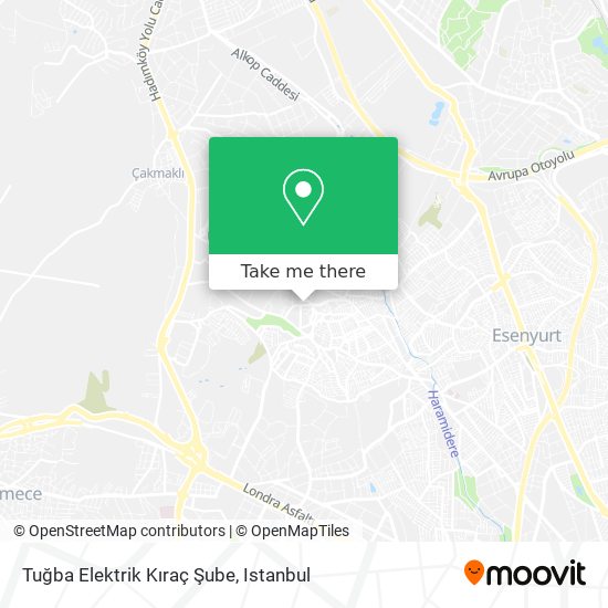 Tuğba Elektrik Kıraç Şube map
