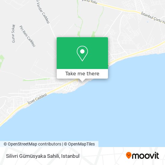 Silivri Gümüsyaka Sahili map