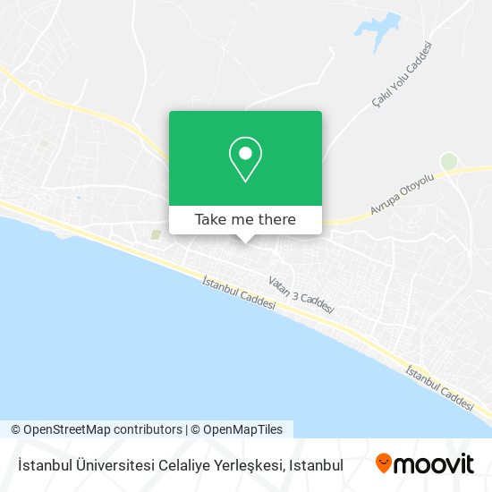 İstanbul Üniversitesi Celaliye Yerleşkesi map