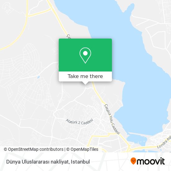 Dünya Uluslararası nakliyat map
