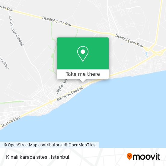 Kinali karaca sitesi map