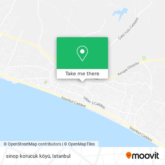 sinop korucuk köyü map