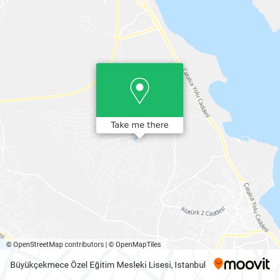 Büyükçekmece Özel Eğitim Mesleki Lisesi map
