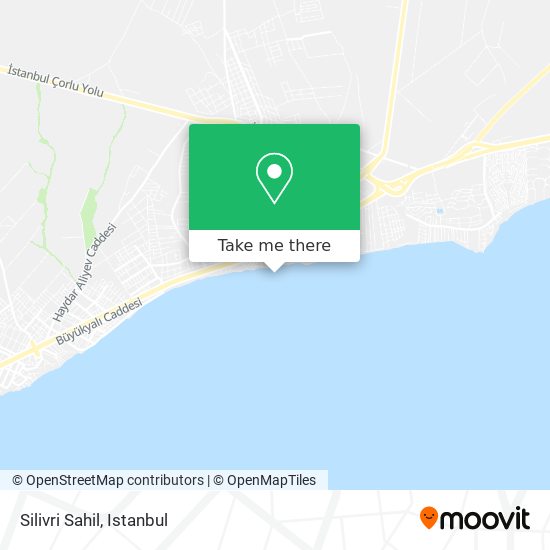 Silivri Sahil map