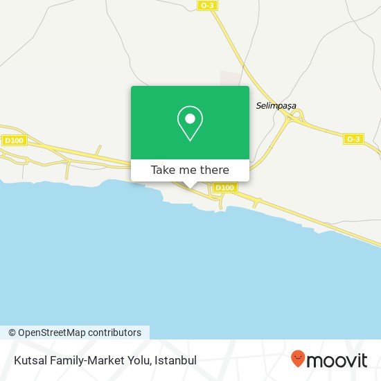 Kutsal Family-Market Yolu map