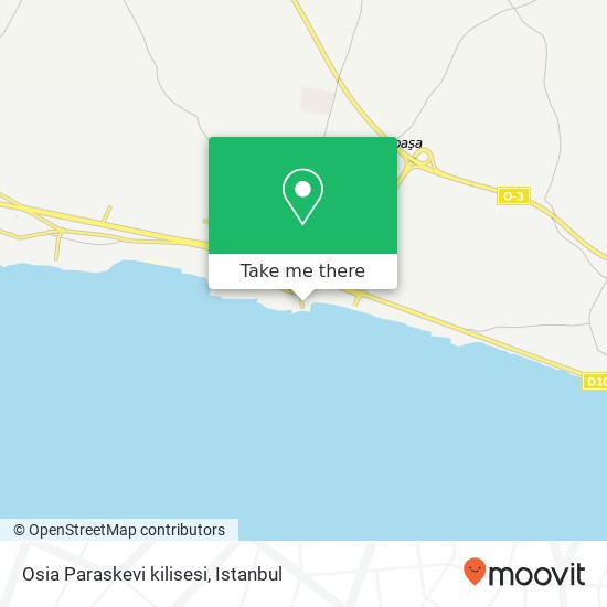 Osia  Paraskevi kilisesi map