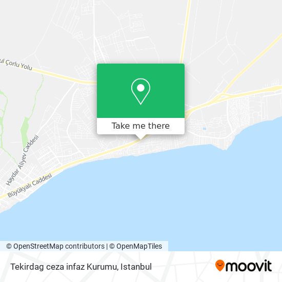 Tekirdag ceza infaz Kurumu map