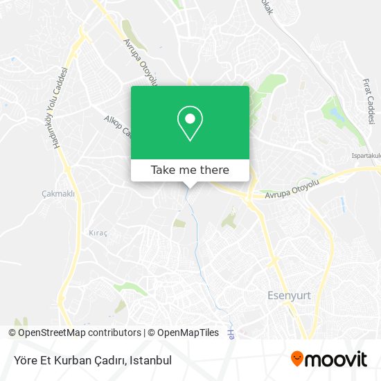 Yöre Et Kurban Çadırı map