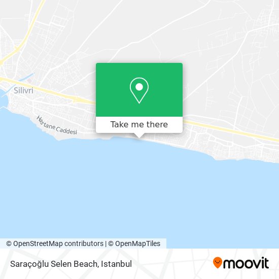 Saraçoğlu Selen Beach map