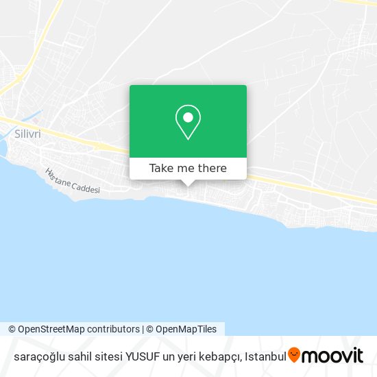 saraçoğlu sahil sitesi YUSUF un yeri kebapçı map