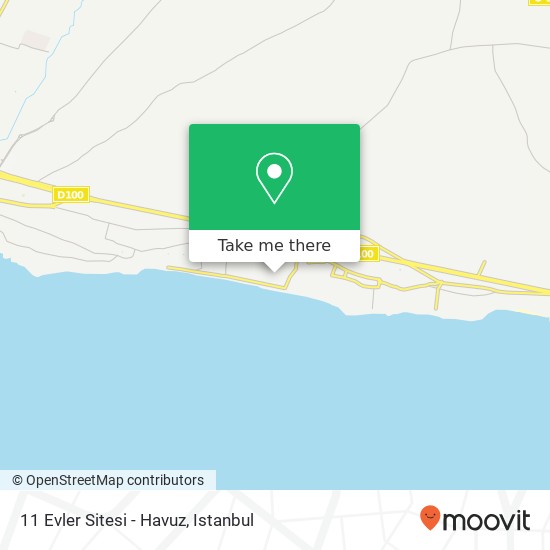 11 Evler Sitesi - Havuz map