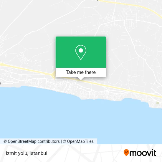 izmit yolu map