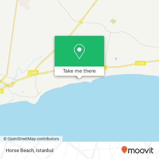 Horse Beach map