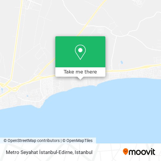 Metro Seyahat İstanbul-Edirne map