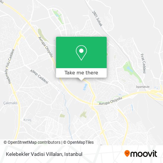 Kelebekler Vadisi Villaları map
