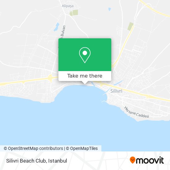 Silivri Beach Club map