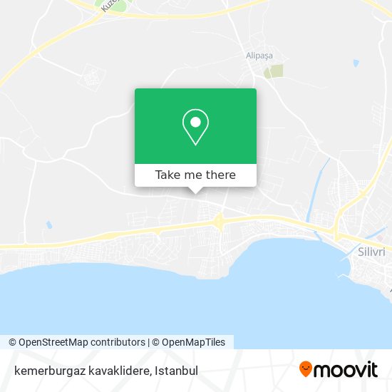 kemerburgaz kavaklidere map