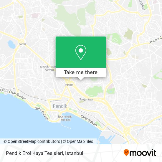 Pendik Erol Kaya Tesisleri map