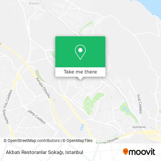 Akbatı Restoranlar Sokağı map