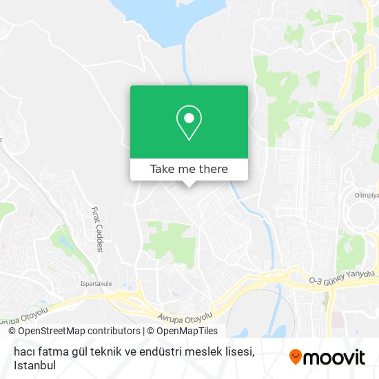 hacı fatma gül teknik ve endüstri meslek lisesi map