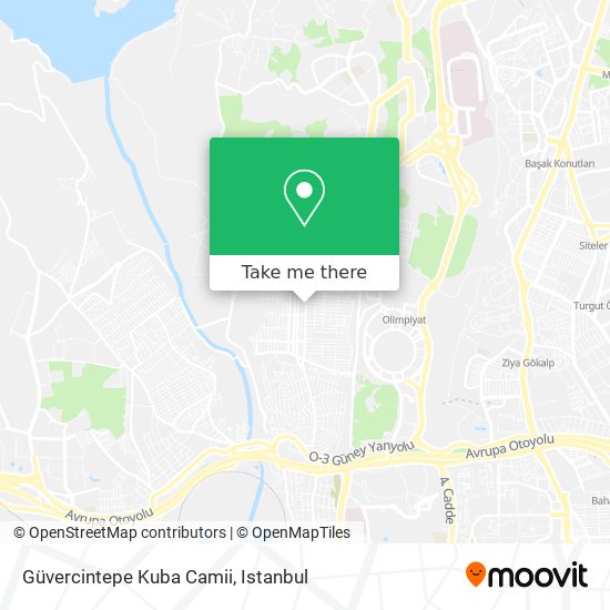 Güvercintepe Kuba Camii map