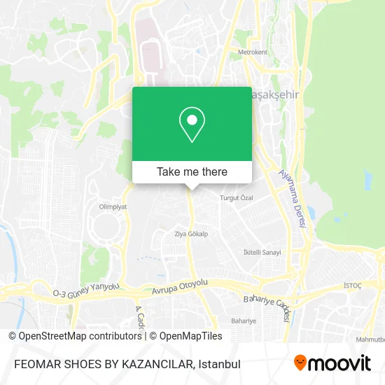 FEOMAR SHOES BY KAZANCILAR map