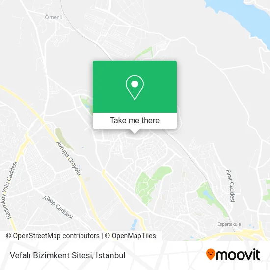 Vefalı Bizimkent Sitesi map