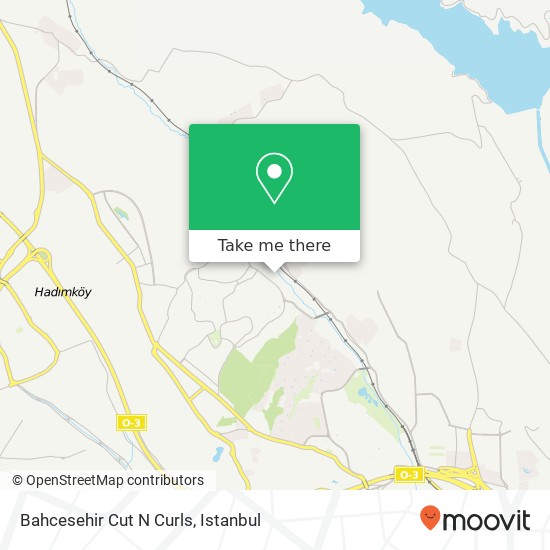 Bahcesehir Cut N Curls map