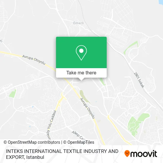 INTEKS INTERNATIONAL TEXTILE INDUSTRY AND EXPORT map