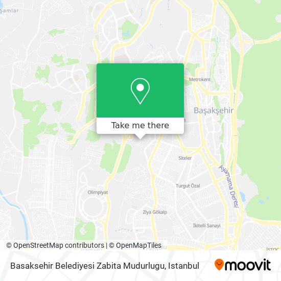 Basaksehir Belediyesi Zabita Mudurlugu map