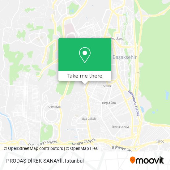 PRODAŞ DİREK SANAYİİ map