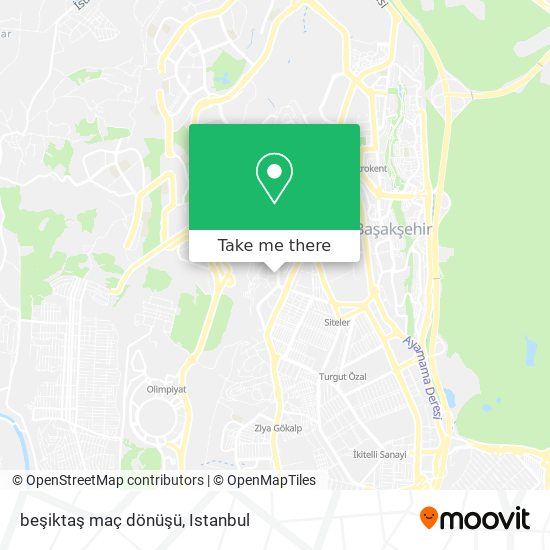 beşiktaş maç dönüşü map