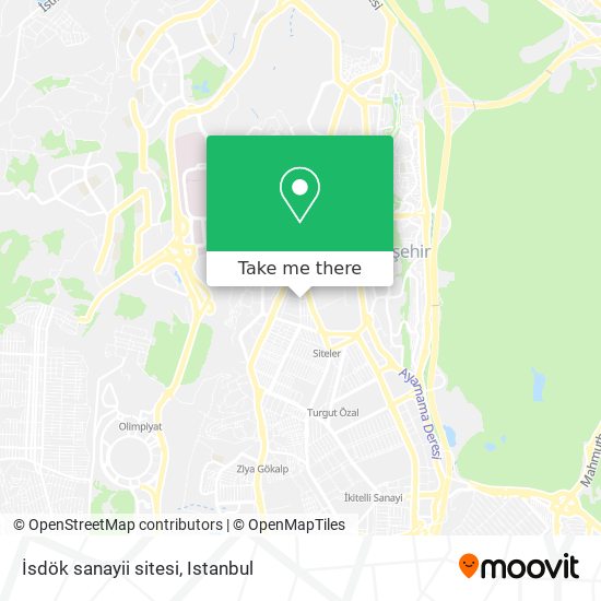 İsdök sanayii sitesi map