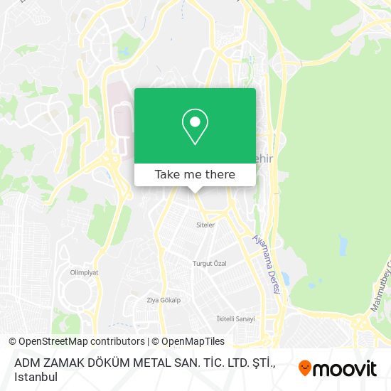ADM ZAMAK DÖKÜM METAL SAN. TİC. LTD. ŞTİ. map