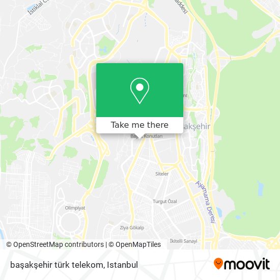 başakşehir türk telekom map