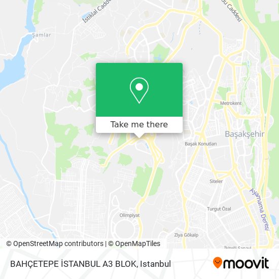 BAHÇETEPE İSTANBUL A3 BLOK map