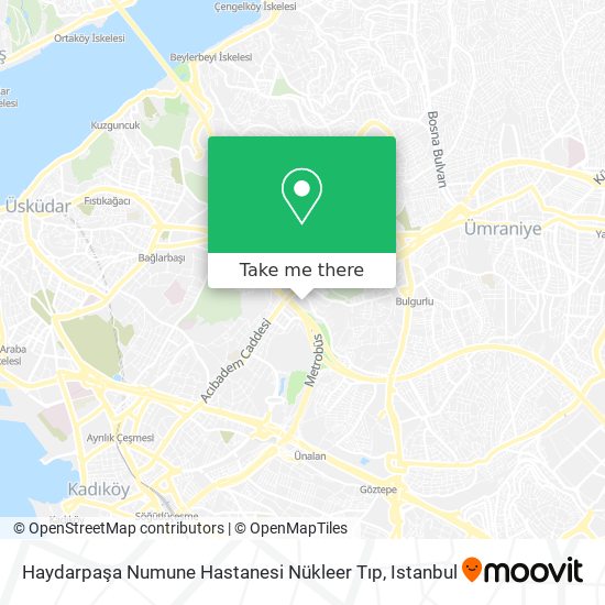 Haydarpaşa Numune Hastanesi Nükleer Tıp map